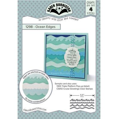 Karen Burniston Cutting Dies - Ocean Edges